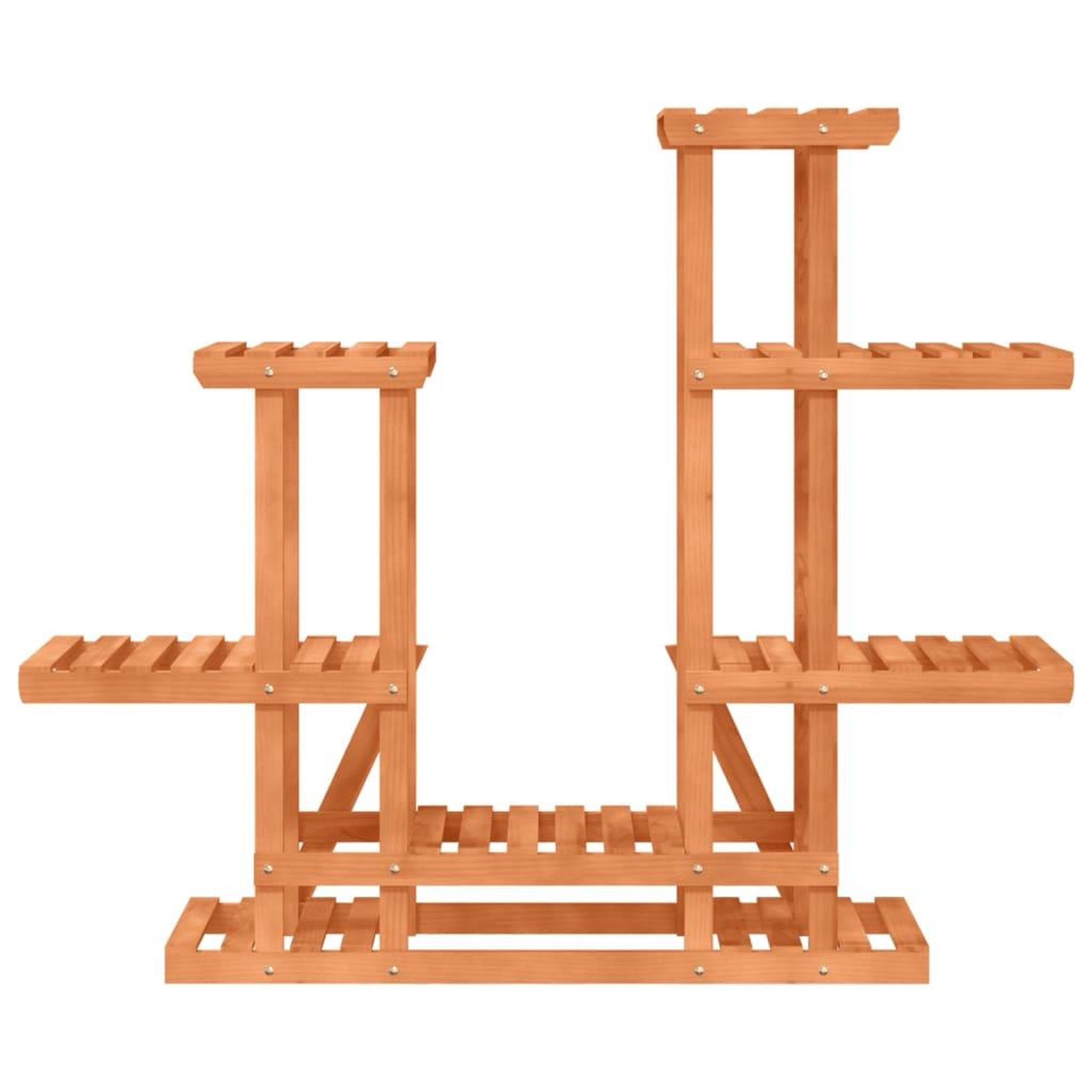 Voir la diapositive 4 : VIDAXL Support a fleurs 95x25x96 cm bois massif de sapin