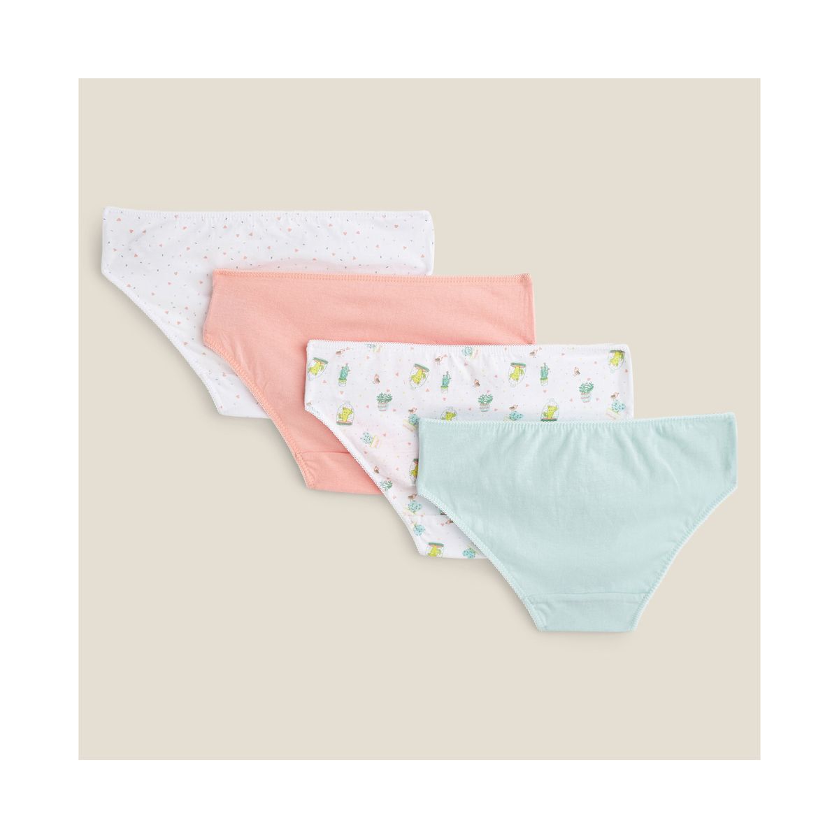 IN EXTENSO Lot de 4 culottes fille