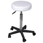 VIDAXL Tabouret de bureau Blanc