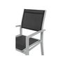Voir la diapositive 2 : Habitat et Jardin Fauteuil jardin Alu/Textilène  Tropic  - Phoenix - Noir - Lot de 2