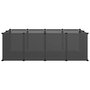 Voir la diapositive 3 : VIDAXL Cage pour petits animaux Noir 144x74x46,5 cm PP et Acier