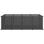 Voir la diapositive 3 : VIDAXL Cage pour petits animaux Noir 144x74x46,5 cm PP et Acier