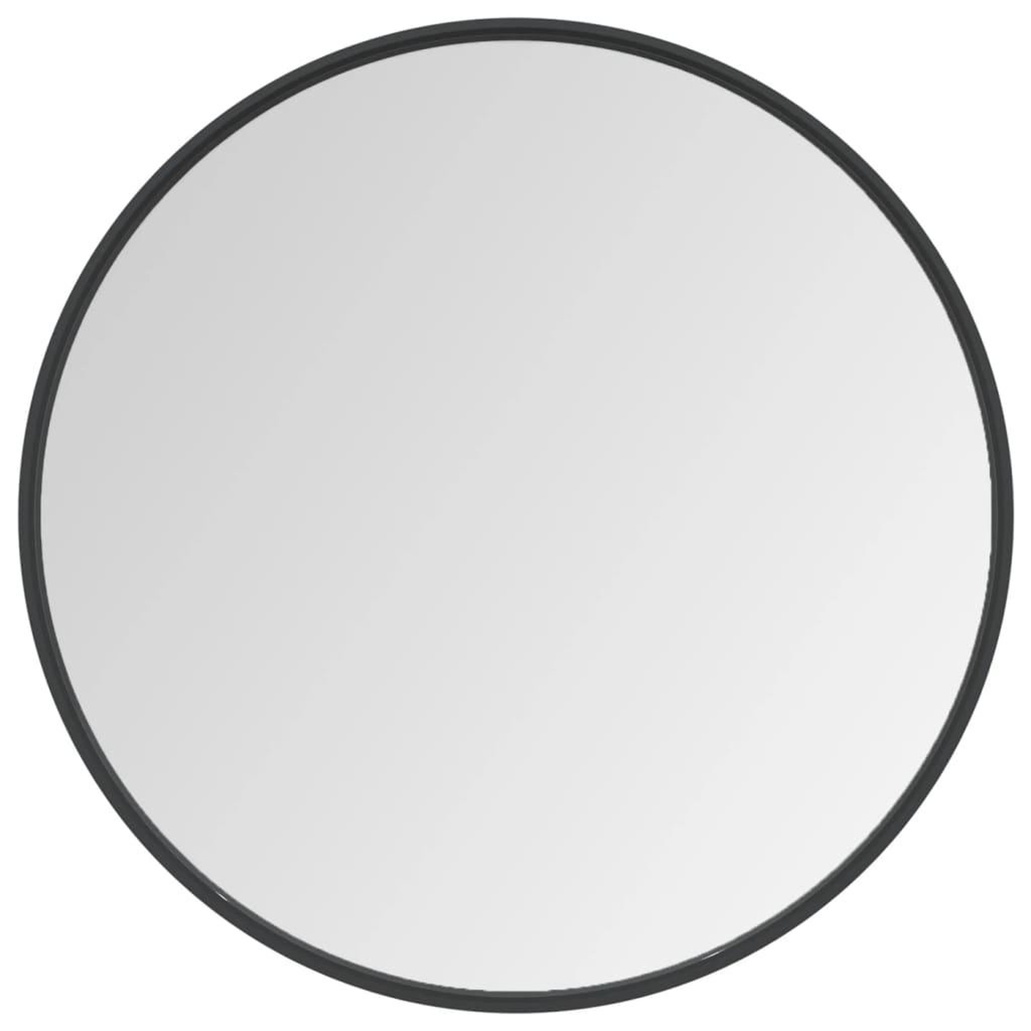 VIDAXL Miroir mural noir 60 cm
