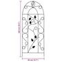 Voir la diapositive 6 : VIDAXL Supports pour plantes grimpantes 3 pcs Noir 40x100 cm Fer