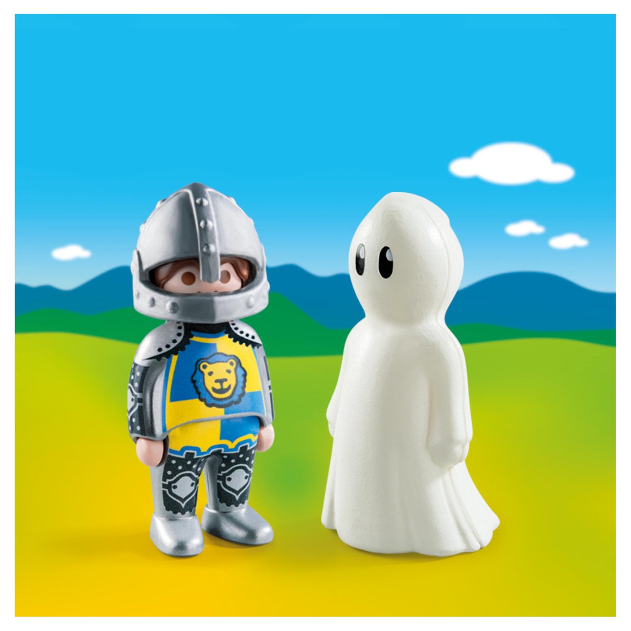 Voir la diapositive 2 : PLAYMOBIL 70128 - 1.2.3 - Chevalier et fantôme
