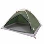 Voir la diapositive 4 : VIDAXL Tente de camping a dome 2 personne vert impermeable