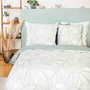 Voir la diapositive 2 : Home collection Parure housse de couette Coton-lin lavé 115g/m² + coton lavé 57 fils/cm² Pampelune