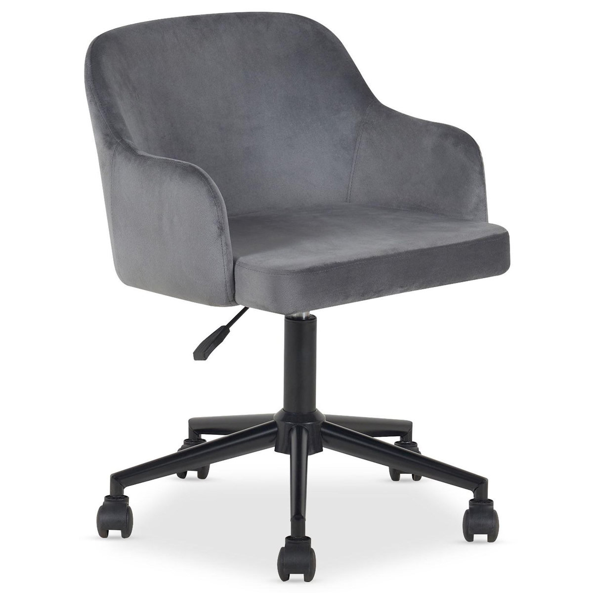 IDIMEX Chaise de bureau OLIVER en velours