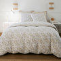 Voir la diapositive 2 : BATON ROUGE Parure housse de couette 100% gaze de coton imprimé loucile