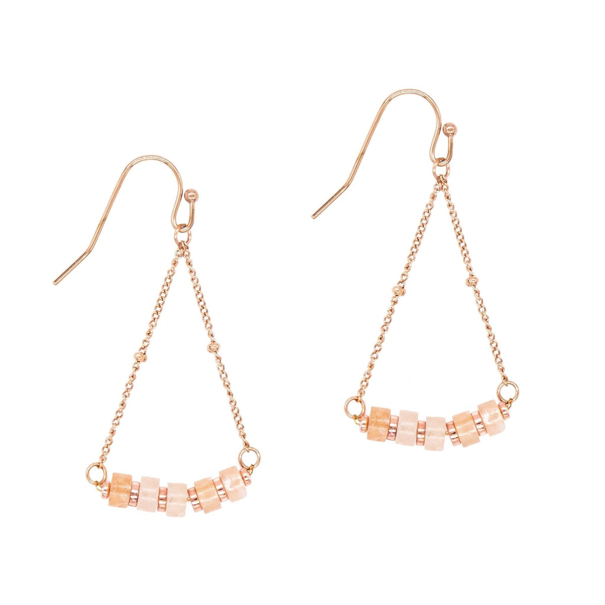 SLOYA Boucles d'oreilles Piana en pierres de Soleil