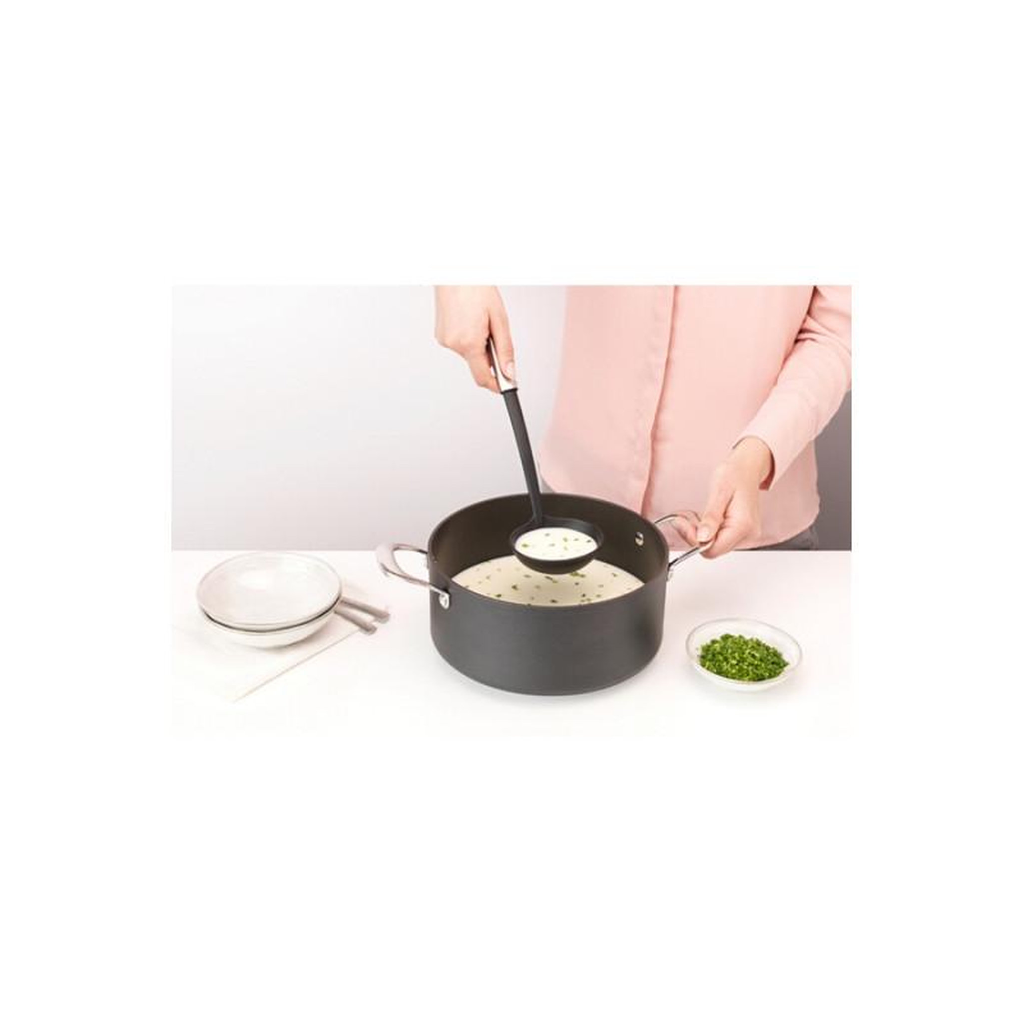 Voir la diapositive 3 : BRABANTIA Louche a soupe antiadhesive