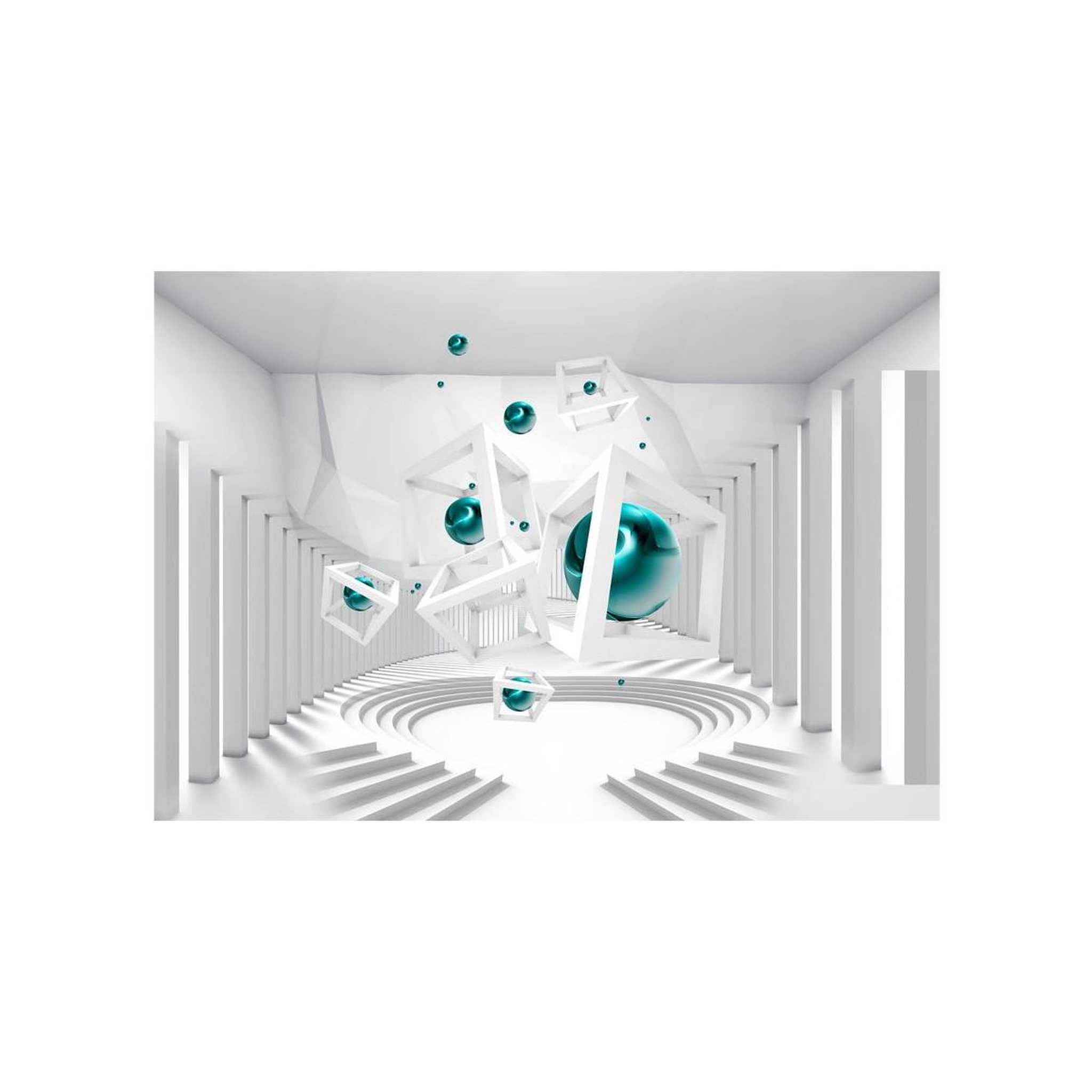 Voir la diapositive 2 : Paris Prix Papier peint  corridor of geometry