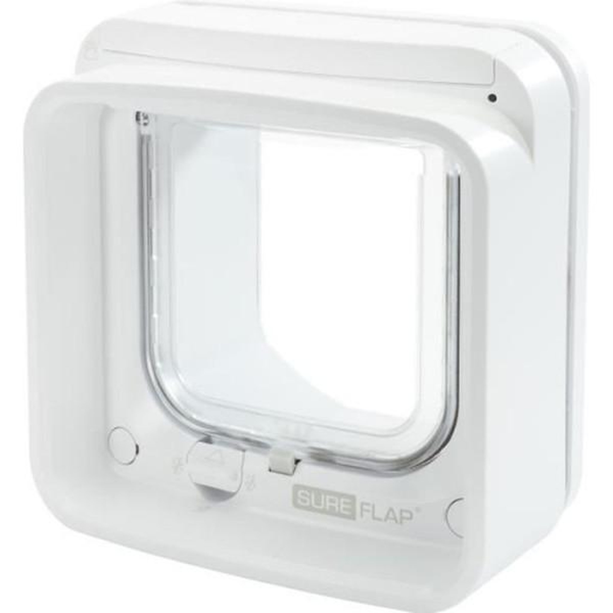 N/A Sureflap chatiere a puce électronique connecté - blanc - 142 mm x 120 mm (livré sans le hub)