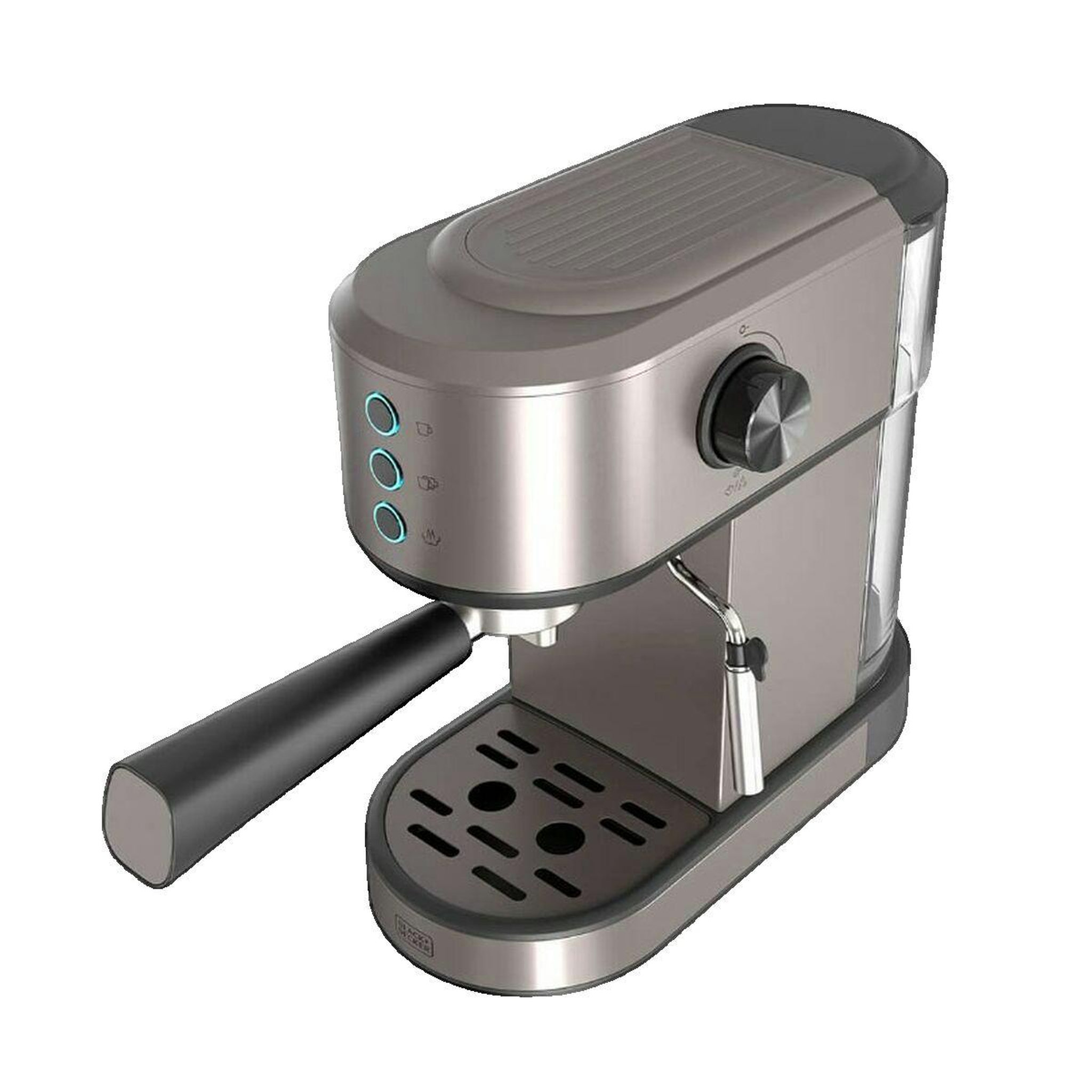 Voir la diapositive 3 : Black et Decker Cafetière Black+Decker Espresso BXCO1350E Argenté