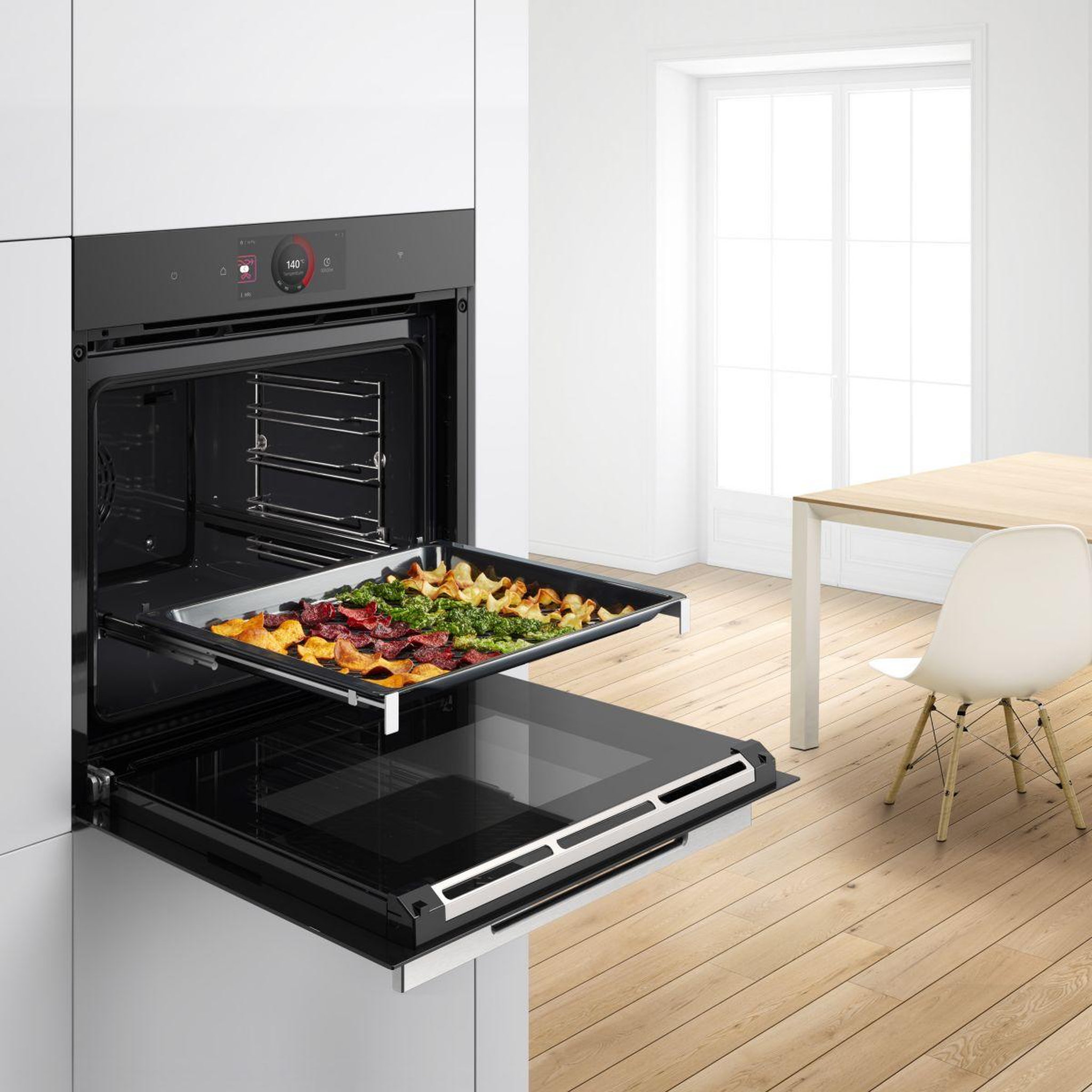 Voir la diapositive 3 : BOSCH Plaque de cuisson lèchefrite hez629070