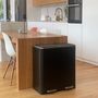Voir la diapositive 4 : Kitchen move Poubelle de tri sélectif MAJOR Noir Acier inoxydable 60 L