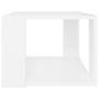 Voir la diapositive 4 : VIDAXL Table basse Blanc 40x40x30 cm Bois d'ingenierie