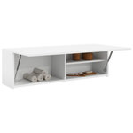 VIDAXL Armoire murale de bain blanc 100x25x30 cm bois d'ingenierie