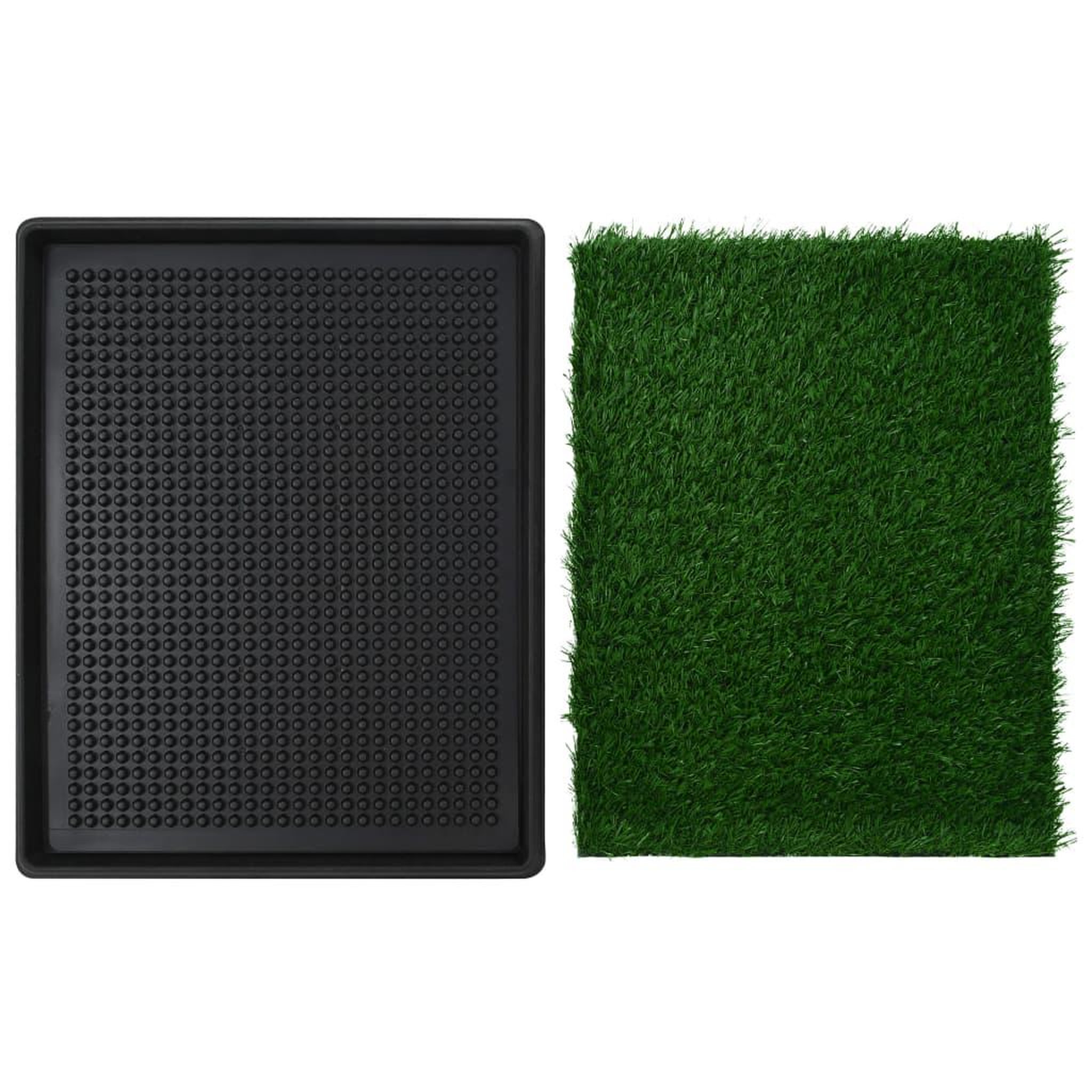 Voir la diapositive 4 : VIDAXL Toilette pour animaux avec plateau et gazon artificiel Vert WC