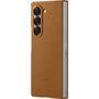 Voir la diapositive 5 : Samsung Coque et étui téléphone mobile Samsung Coque Premium Design Galaxy Z Fold 6 Brun