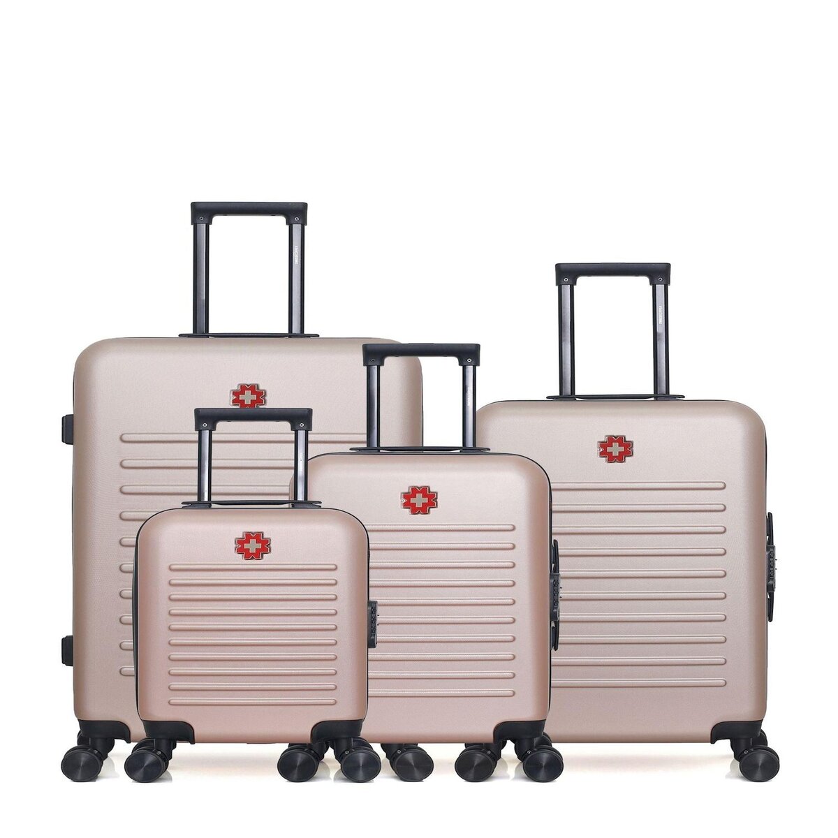 SWISS KOPPER SWISS KOPPER - LOT DE 4 - Valise Grand Format, Valise Week-end, Valise Cabine et Valise Cabine XXS WIL