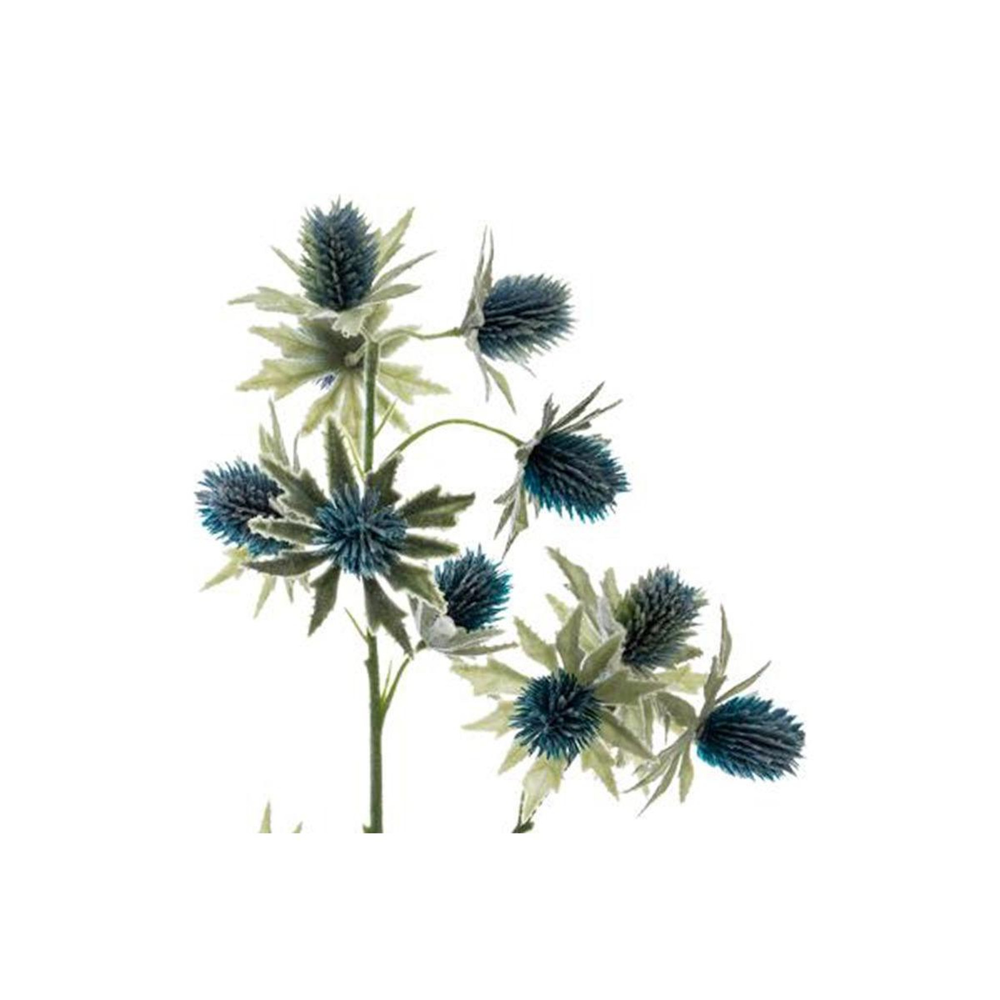 Voir la diapositive 2 : ATMOSPHERA Fleur artificielle  chardon  70cm vert