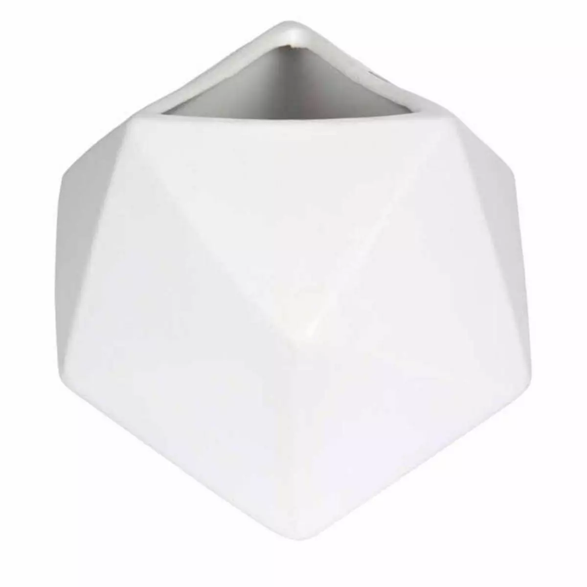 Paris Prix Vase Déco en Céramique  Geometrik  15cm Blanc