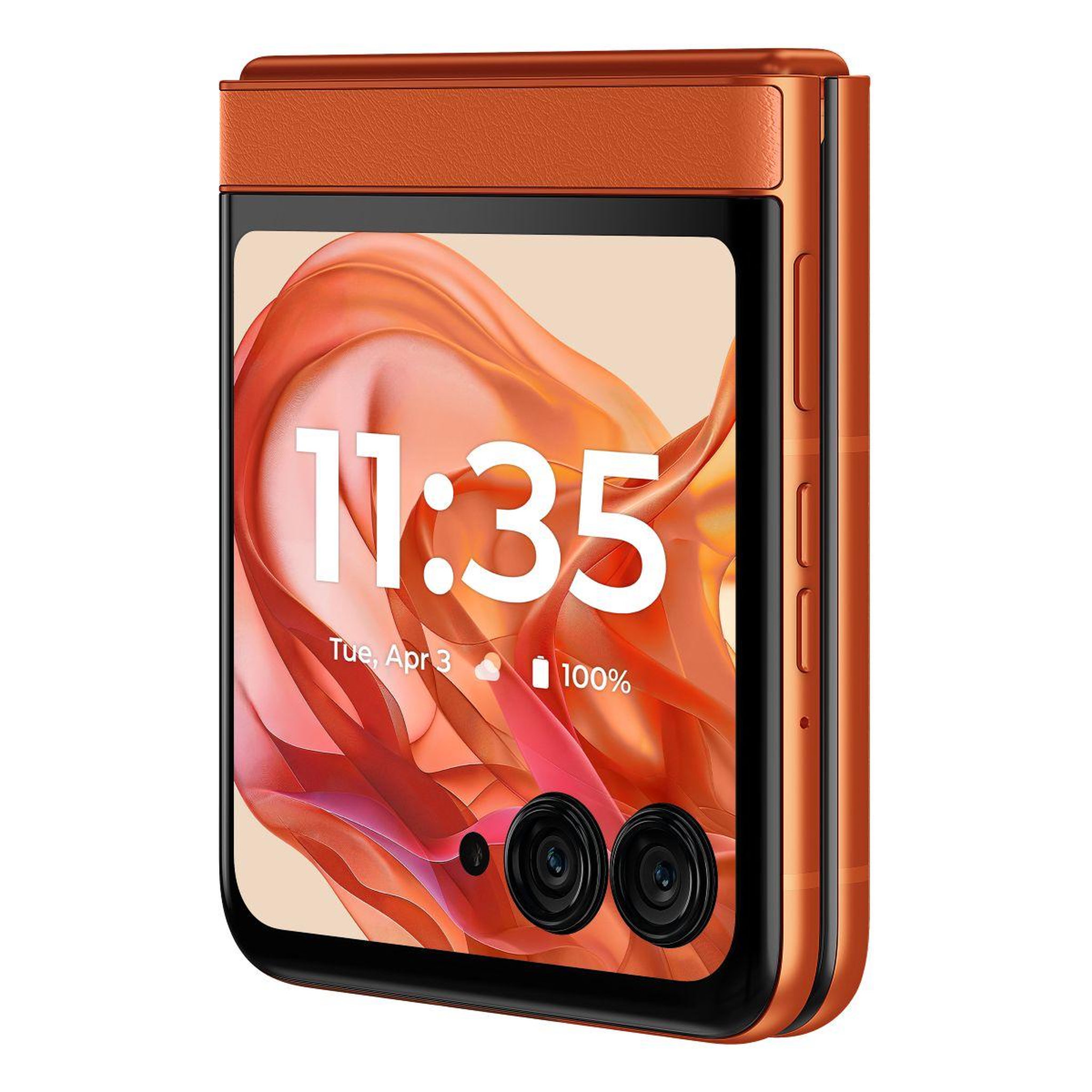 Voir la diapositive 5 : MOTOROLA Smartphone Razr 50 Orange Cuivre 256Go