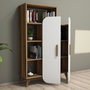 Voir la diapositive 3 : Habitat et Jardin Bibliothèque en bois  Form  90 x 32 x 132 cm - Noyer