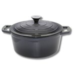 ELO Cocotte 26 cm en fonte émaillée gris classique 4.5 L Elo