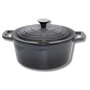 Voir la diapositive 1 : ELO Cocotte 26 cm en fonte émaillée gris classique 4.5 L Elo