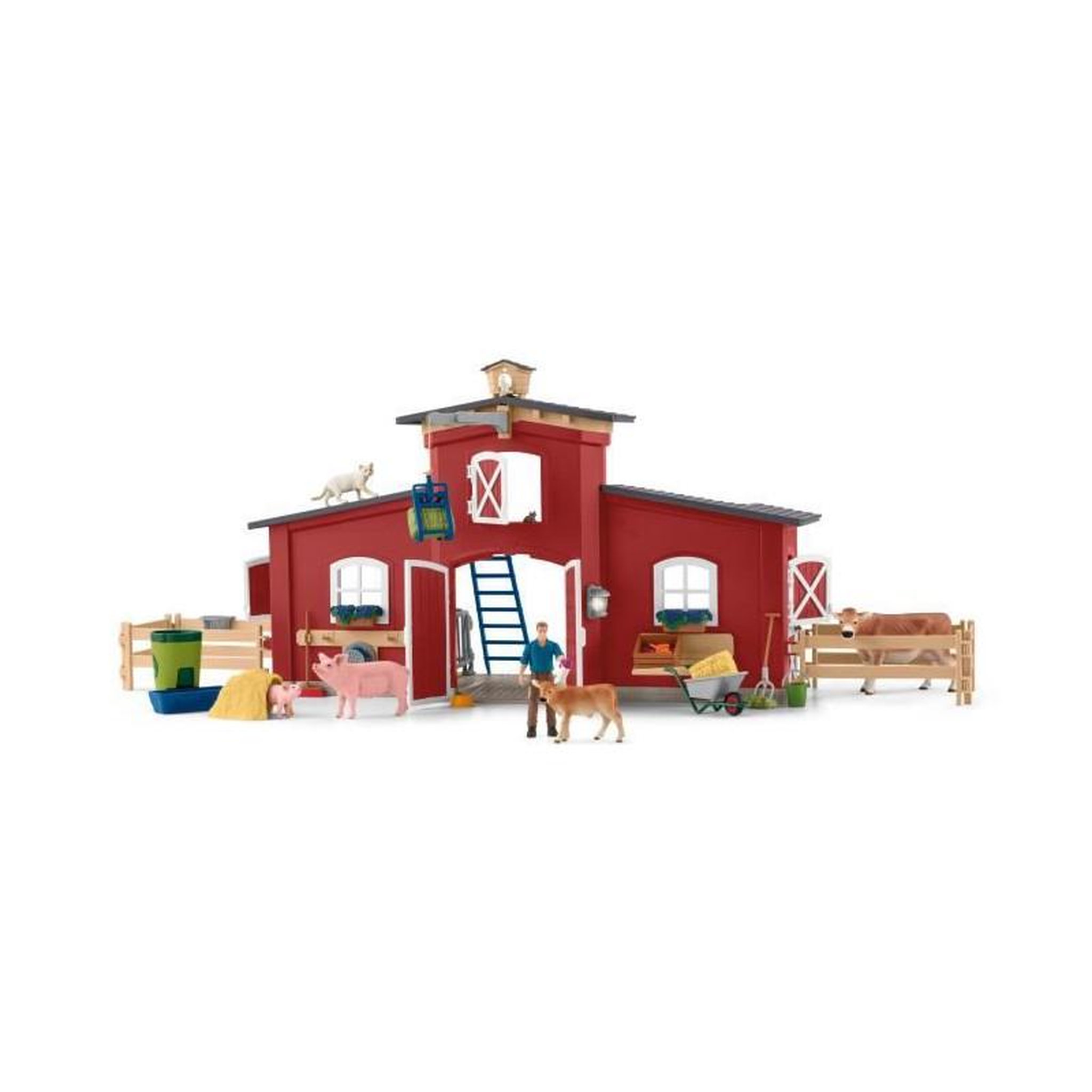 Voir la diapositive 1 : Schleich SCHLEICH - Ranch Américain - 42606 - Gamme Farm World
