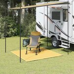 VIDAXL Tapis de tente 200x200 cm Beige