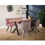 Voir la diapositive 3 : LISA DESIGN Neela - banc de table - en velours - 3 personnes