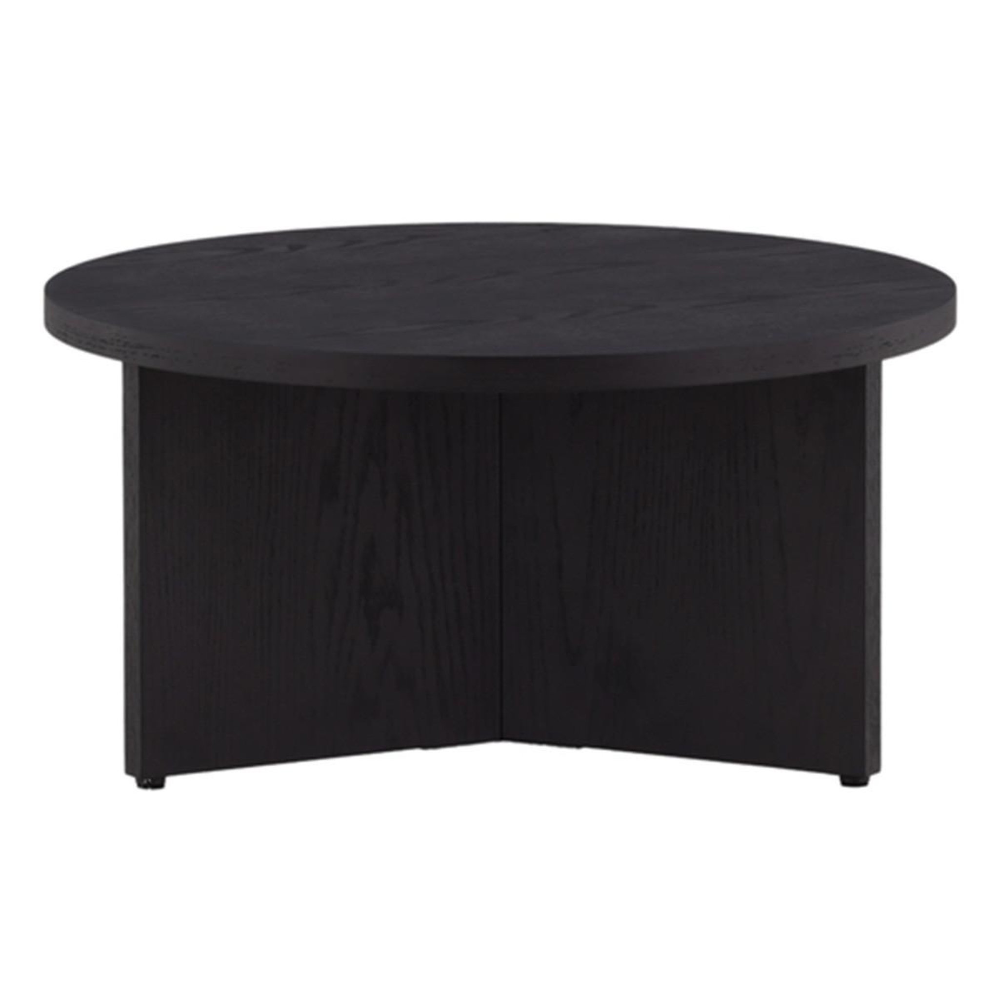 Voir la diapositive 2 : Paris Prix Table basse ronde  salto  85cm noir