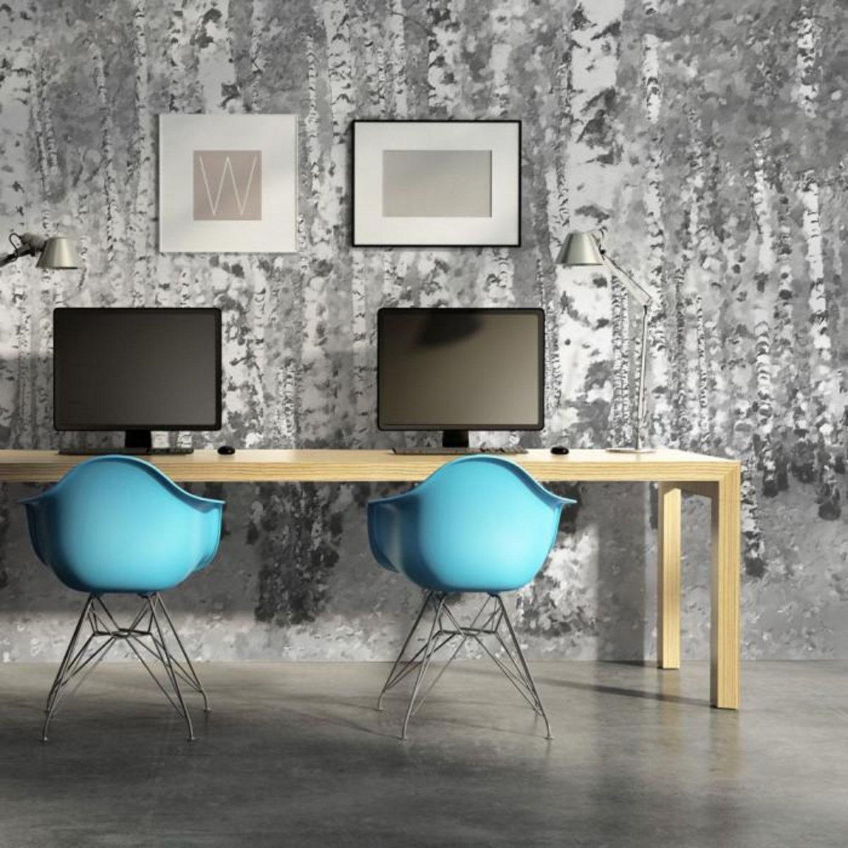 Paris Prix Papier Peint  Birch Seclusion II  450x270cm