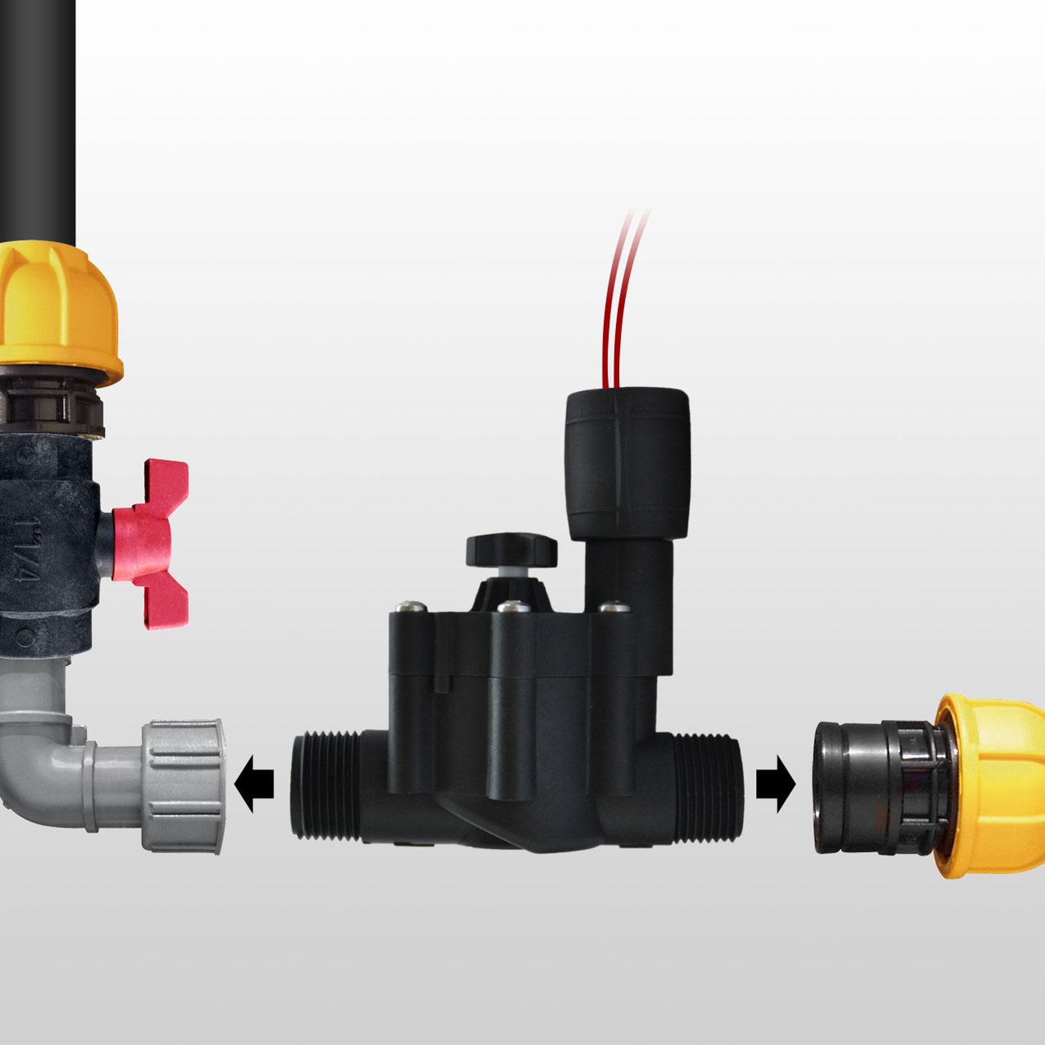 Voir la diapositive 2 : Jardibric Vanne électrique 24v électrovanne