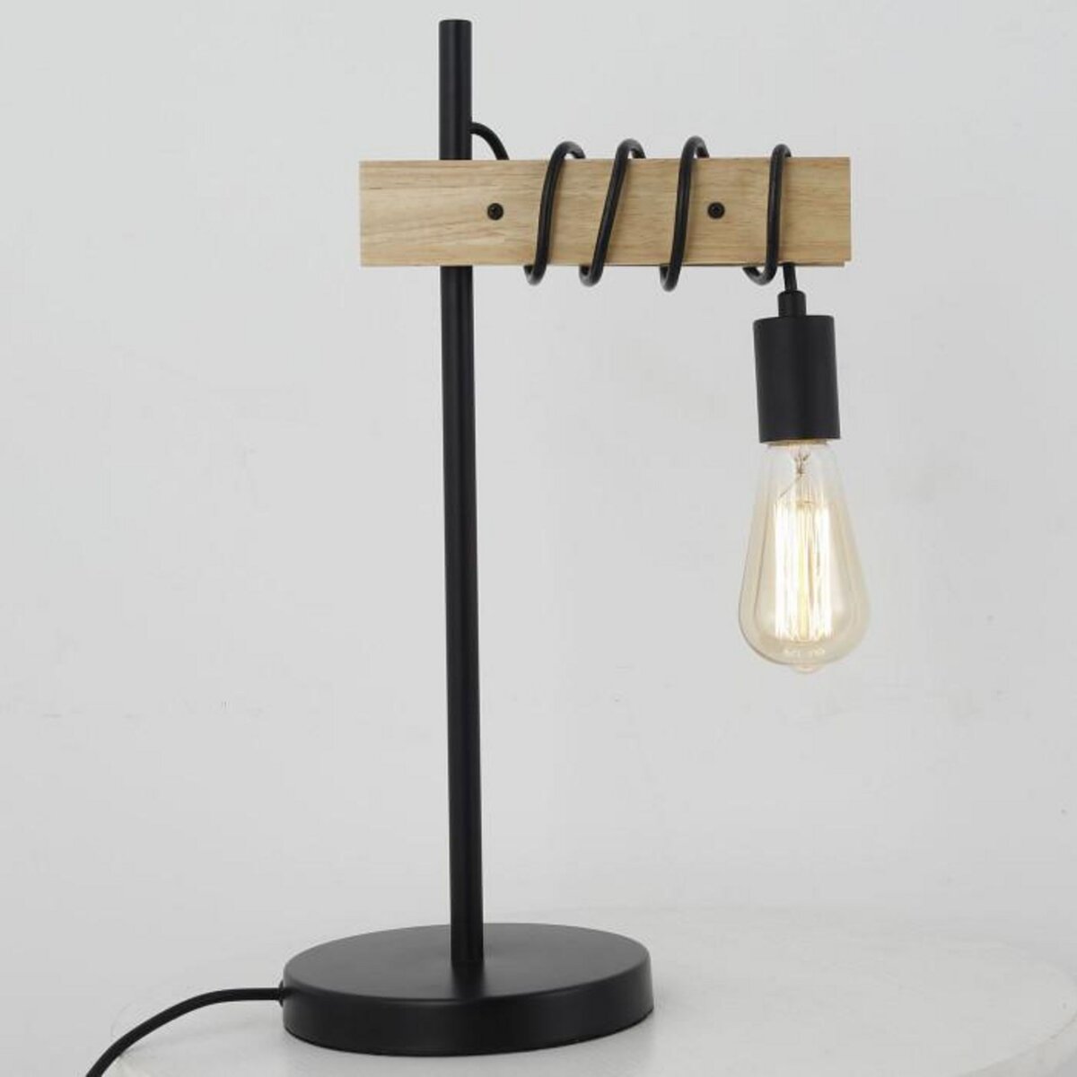 Paris Prix Lampe à Poser Design  Ryanha  48cm Noir