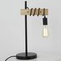 Voir la diapositive 4 : Paris Prix Lampe à Poser Design  Ryanha  48cm Noir