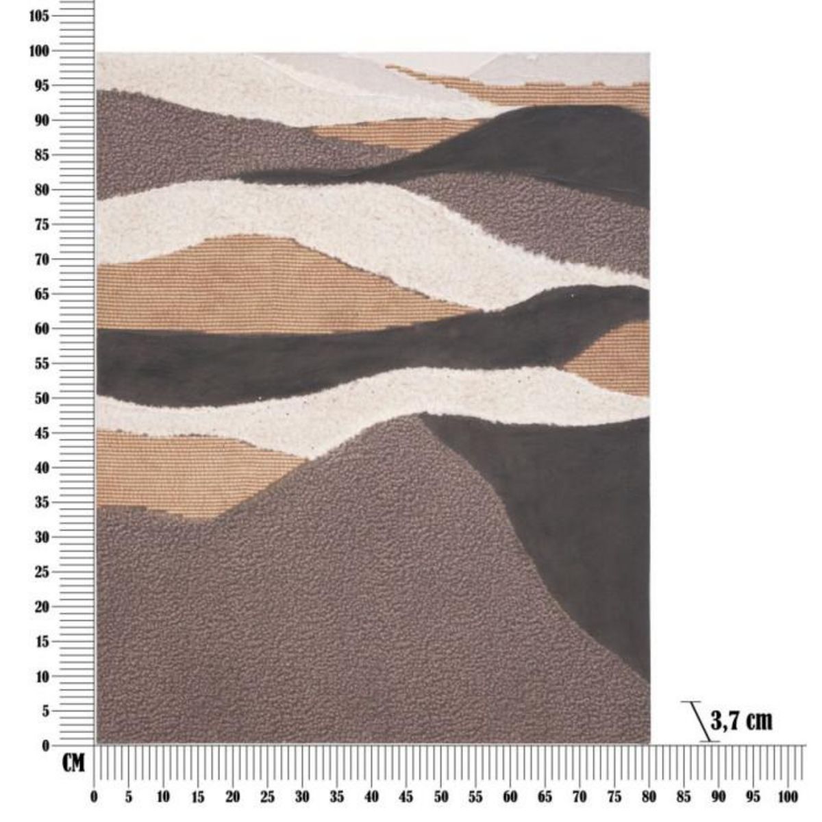 Paris Prix Toile Peinture Déco  Darky  80x100cm Multicolore