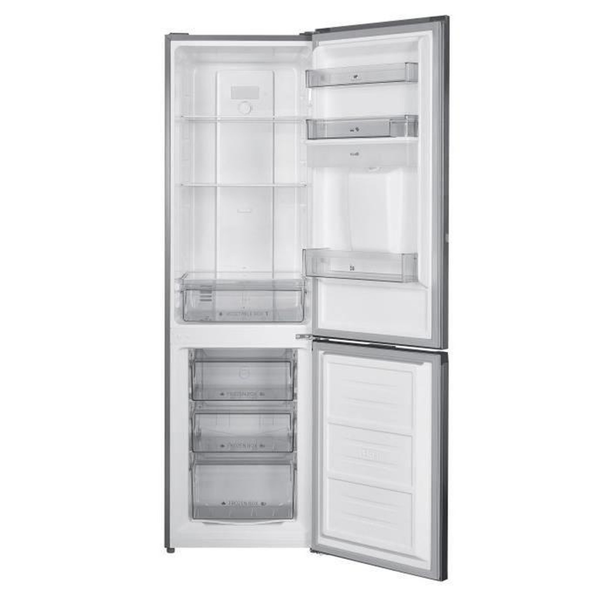 Voir la diapositive 2 : CONTINENTAL EDISON Réfrigérateur congélateur bas 251L Total No Frost Inox