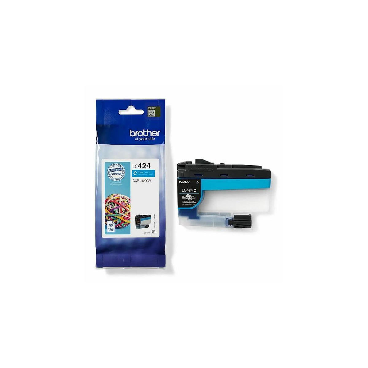 Brother Cartouche d'encre Cyan LC424