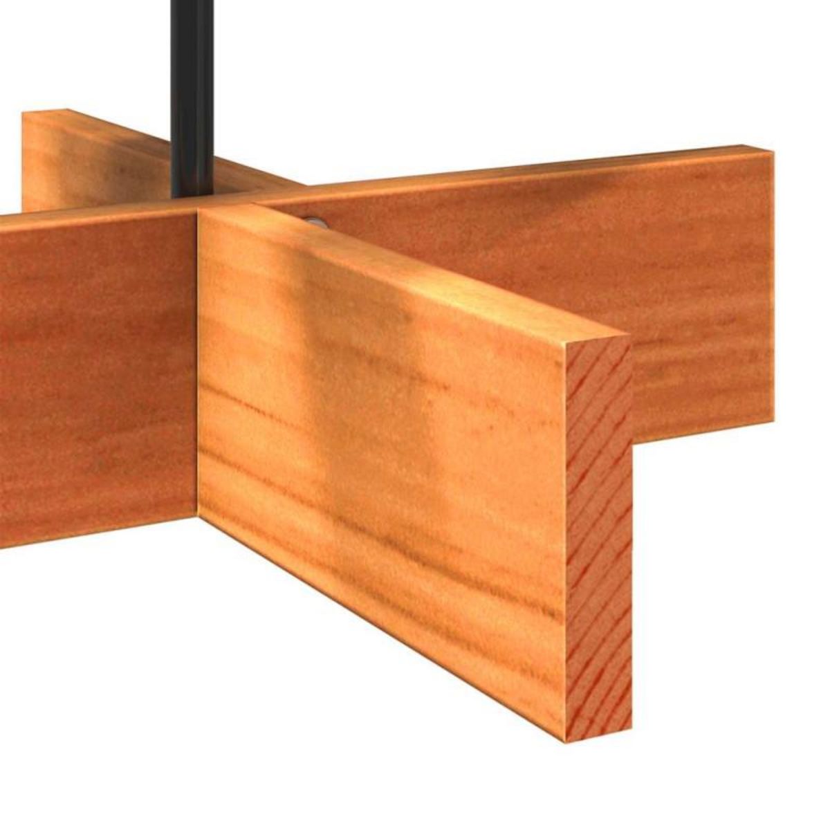 VIDAXL Arbre de Noël en bois pour décoration 80 cm bois de pin massif