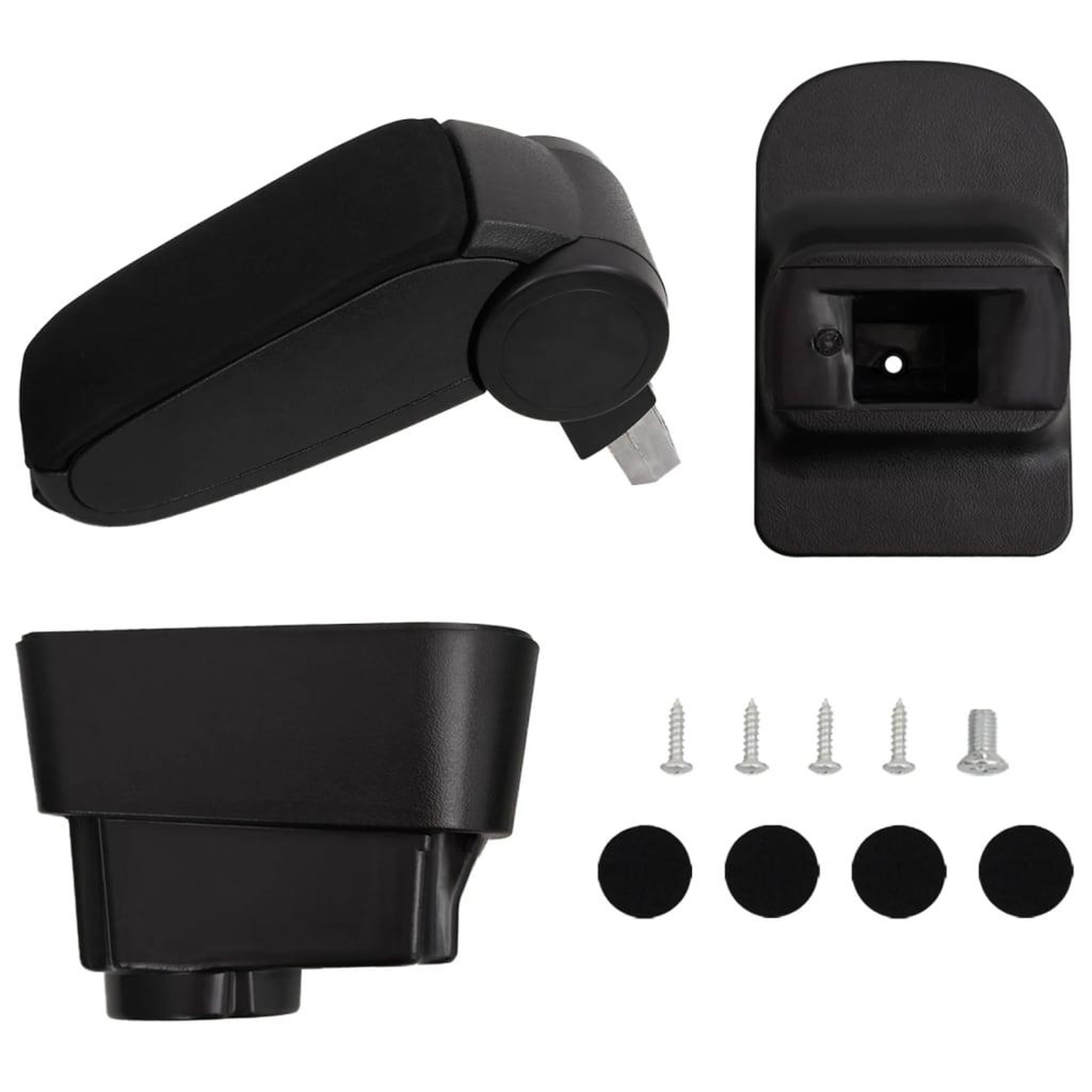 VIDAXL Accoudoir de voiture noir 11x35x(32-49) cm ABS