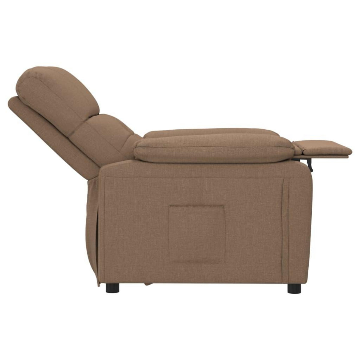 VIDAXL Fauteuil inclinable Marron Tissu