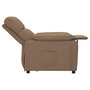 Voir la diapositive 5 : VIDAXL Fauteuil inclinable Marron Tissu