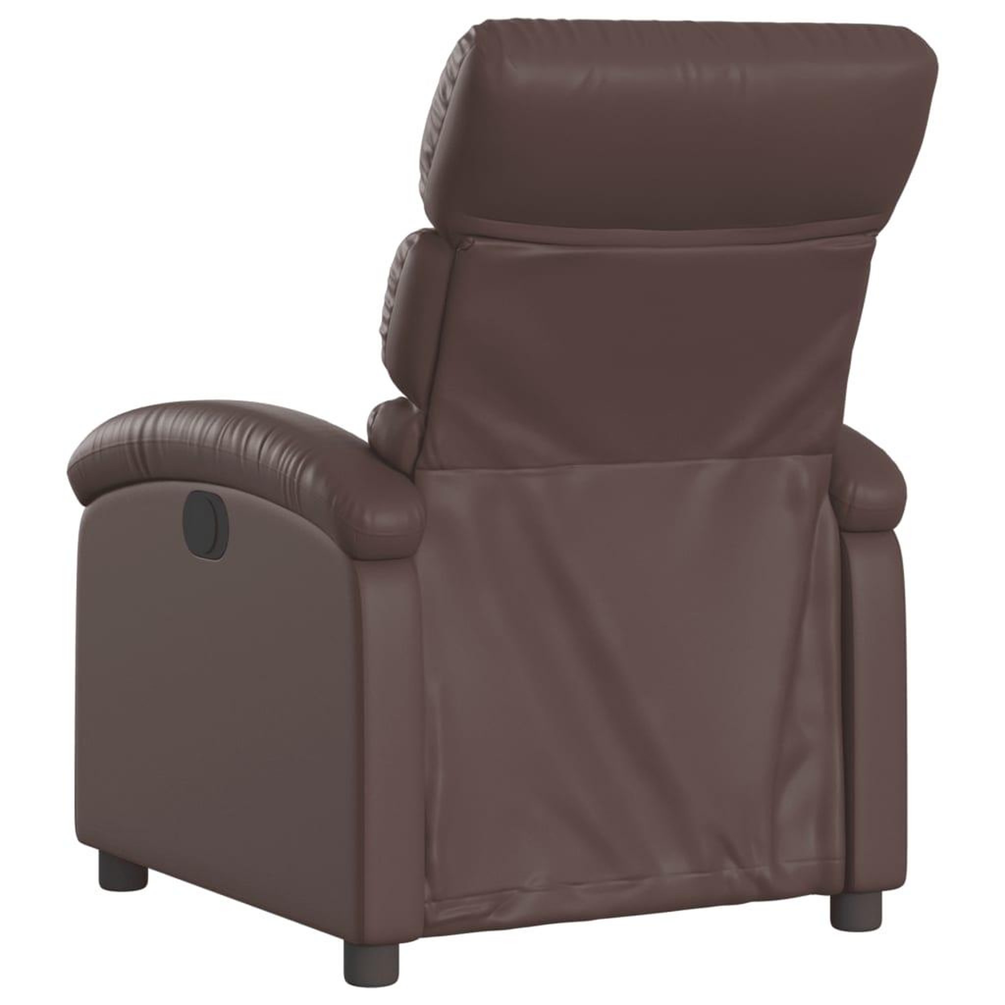Voir la diapositive 5 : VIDAXL Fauteuil inclinable Marron Similicuir