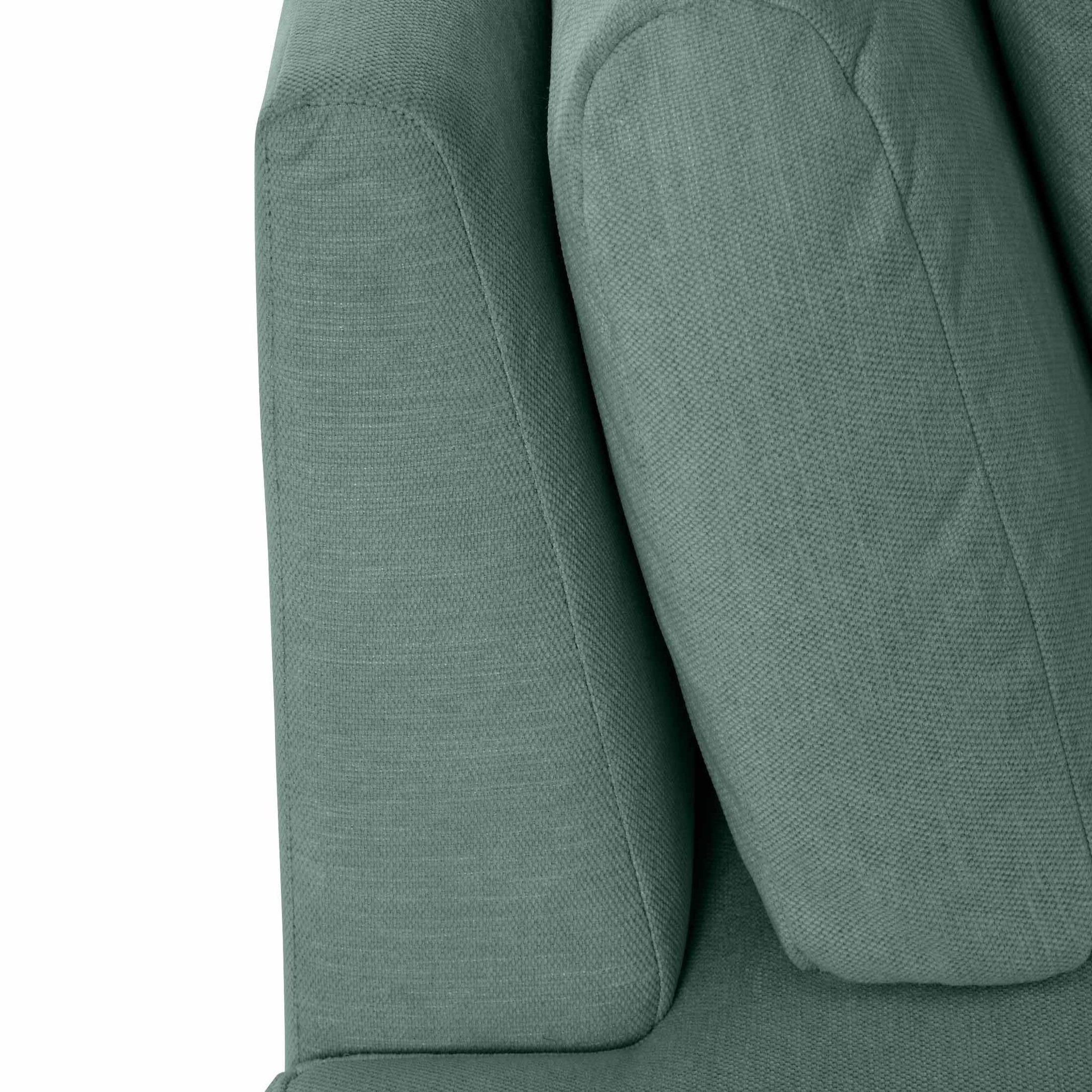 Voir la diapositive 6 : LISA DESIGN Santorini - module d'assise gauche - en tissu texturé