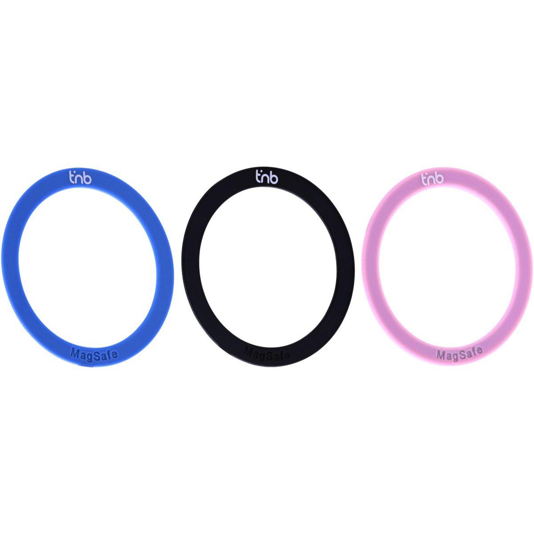 Voir la diapositive 2 : TNB Patch magnétique adhésives Magsafe x3 - bleu/noir/rose