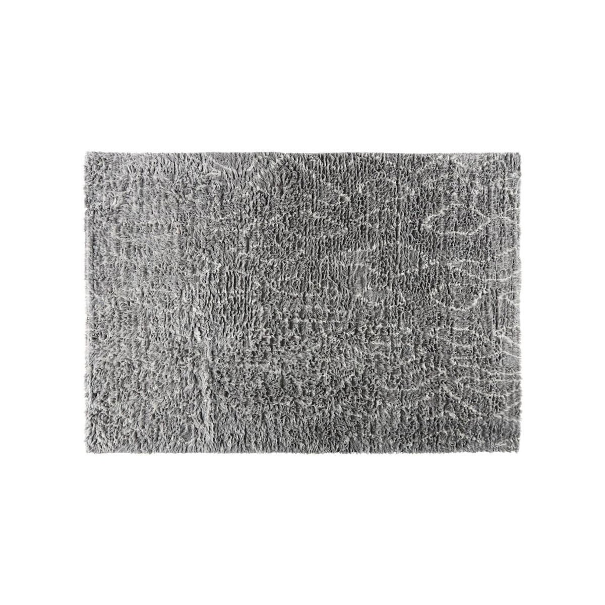 Paris Prix Tapis Rectangulaire en Laine  Leiko  160x230cm Gris